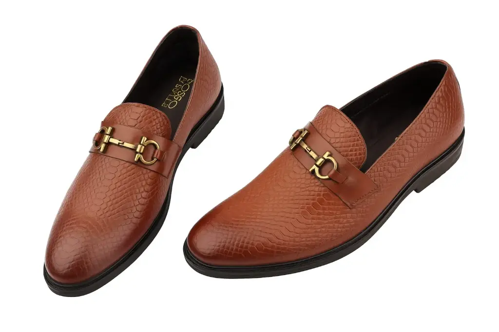 Loafers imported leather